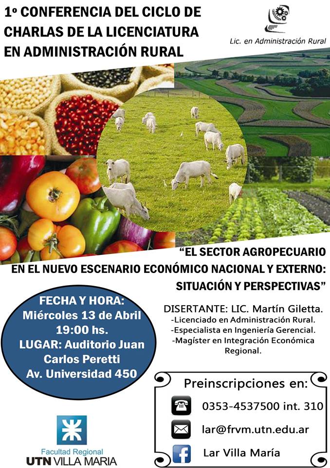 El nuevo escenario económico nacional analizado por especialista en el auditorio "Juan Carlos Peretti"