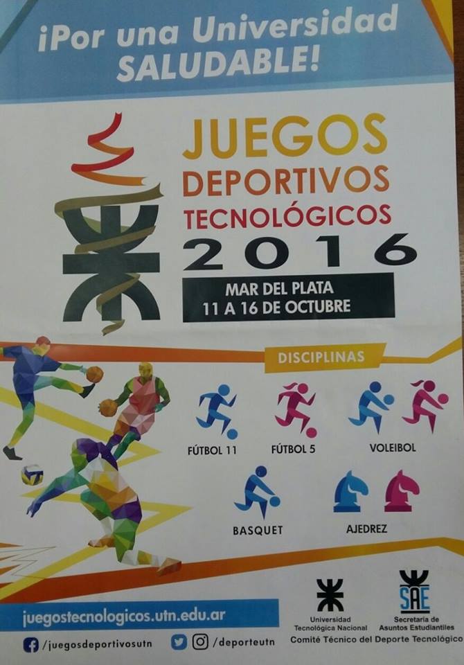 Juegos Deportivos Tecnológicos: Villa María presente