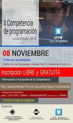 Convocaron a participar de las Segundas Competencias de Programación para Alumnos