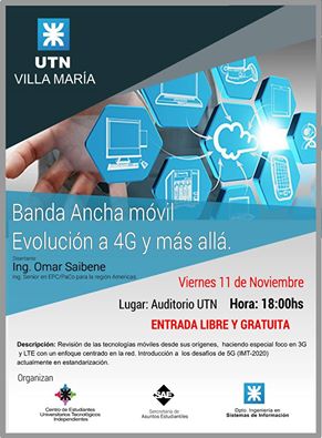 La banda ancha móvil objeto de una charla en el auditorio del campus universitario