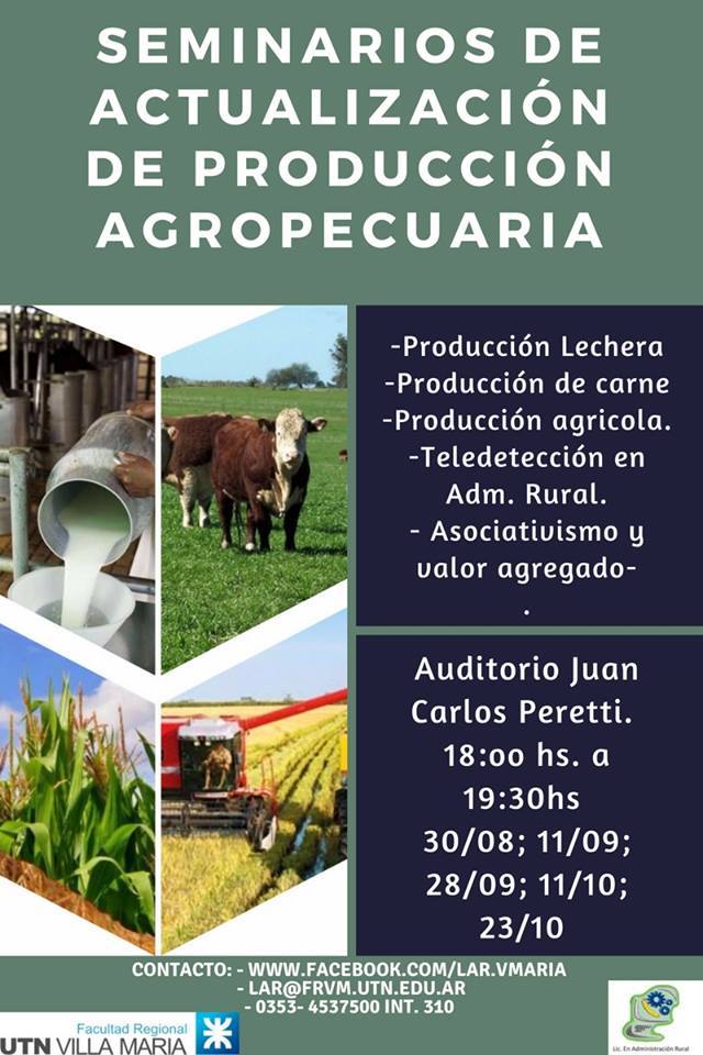 Comienzan seminarios de actualización agropecuaria organizados por Administración Rural