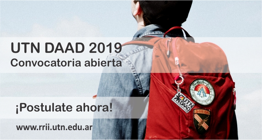 Convocatoria 2019 para becas UTN DAAD