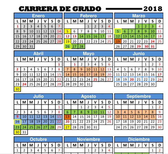 Consejo Directivo aprobó Calendario Académico 2018