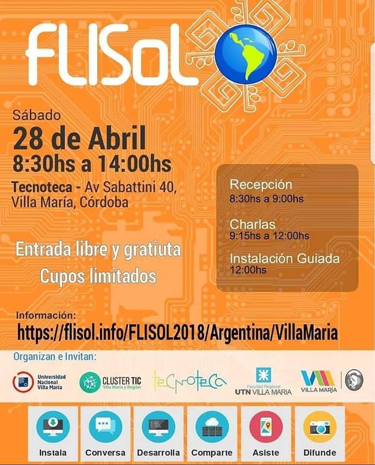Estudiantes de la Facultad participarán del Festival Latinoamericano de Software Libre 2018