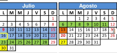 Lunes 23 comienza turno de exámenes julio-agosto