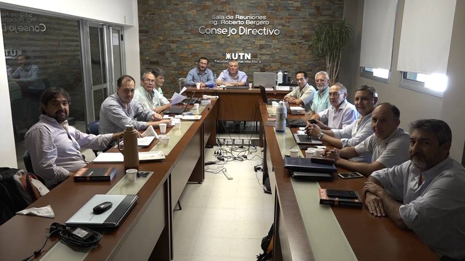 Electrónica: Directores de la carrera de facultades de la UTN se reunieron en Villa María