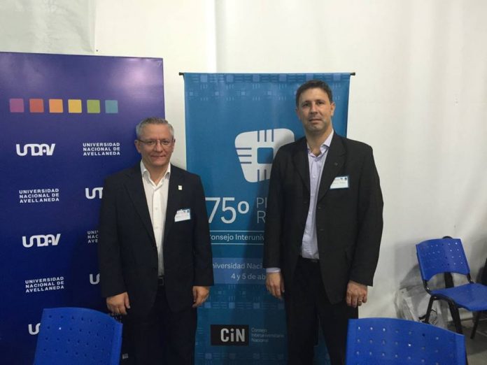 Decano Rosso felicitó al rector Negretti tras su reelección en la UNVM