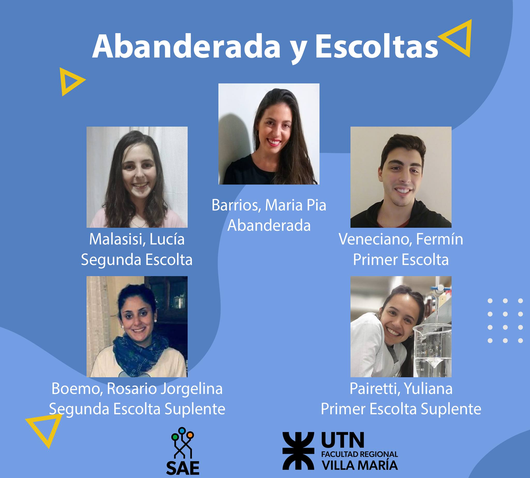 Fue designada la Abanderada y escoltas bandera de la FRVM