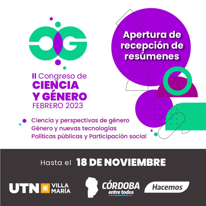 Nos sumamos al Congreso de Ciencia y Género