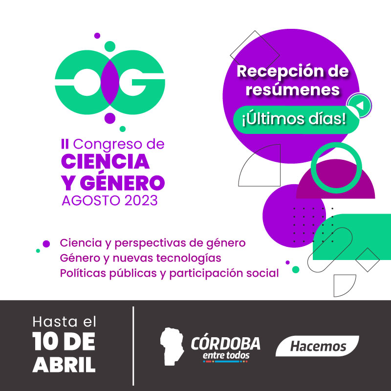 Nos sumamos al Congreso de Ciencia y Género