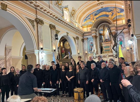 Destacada participación del Coro de la UTN Villa María durante encuentro coral en Bell Ville
