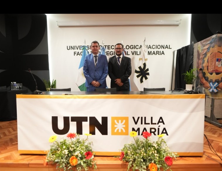 Los ingenieros Gaspar Cena y Franco Salvatico fueron reelectos para conducir la UTN Villa María